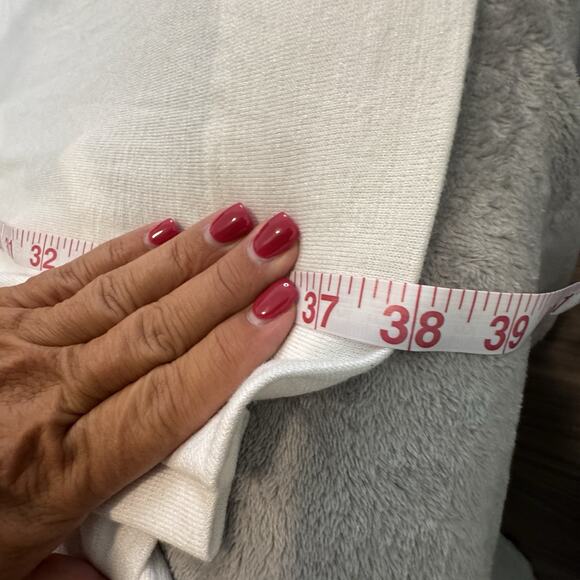 Banana Republic NWT Women's Open Full Length Cardigan Cream Colored Size Small - Picture 12 of 12